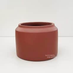 Red Cement Pot