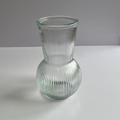 Round Bottom Transparent Glass Vase
