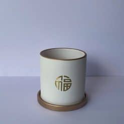 FOK Ceramic Round Pot